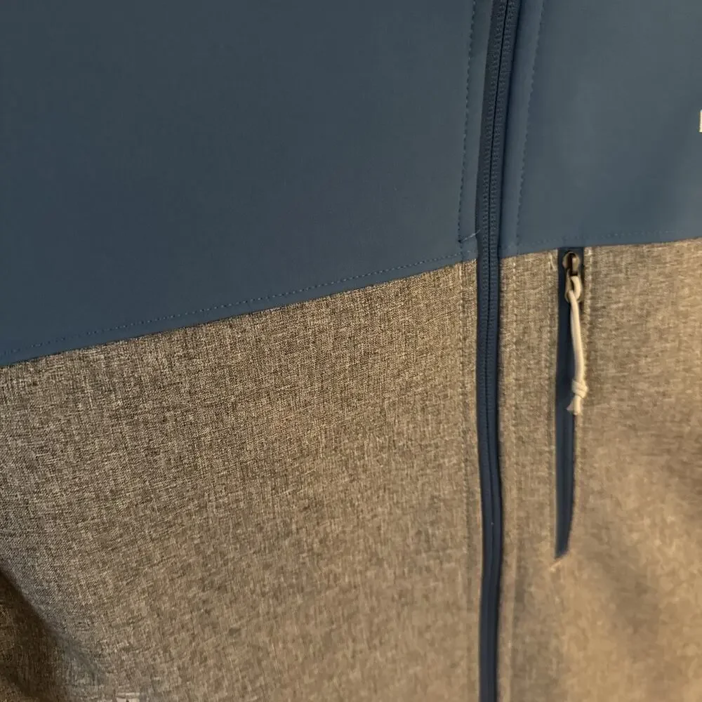 EUC North Face Apex Bionic Wind Wall Jacket Men's Medium Gray Blue